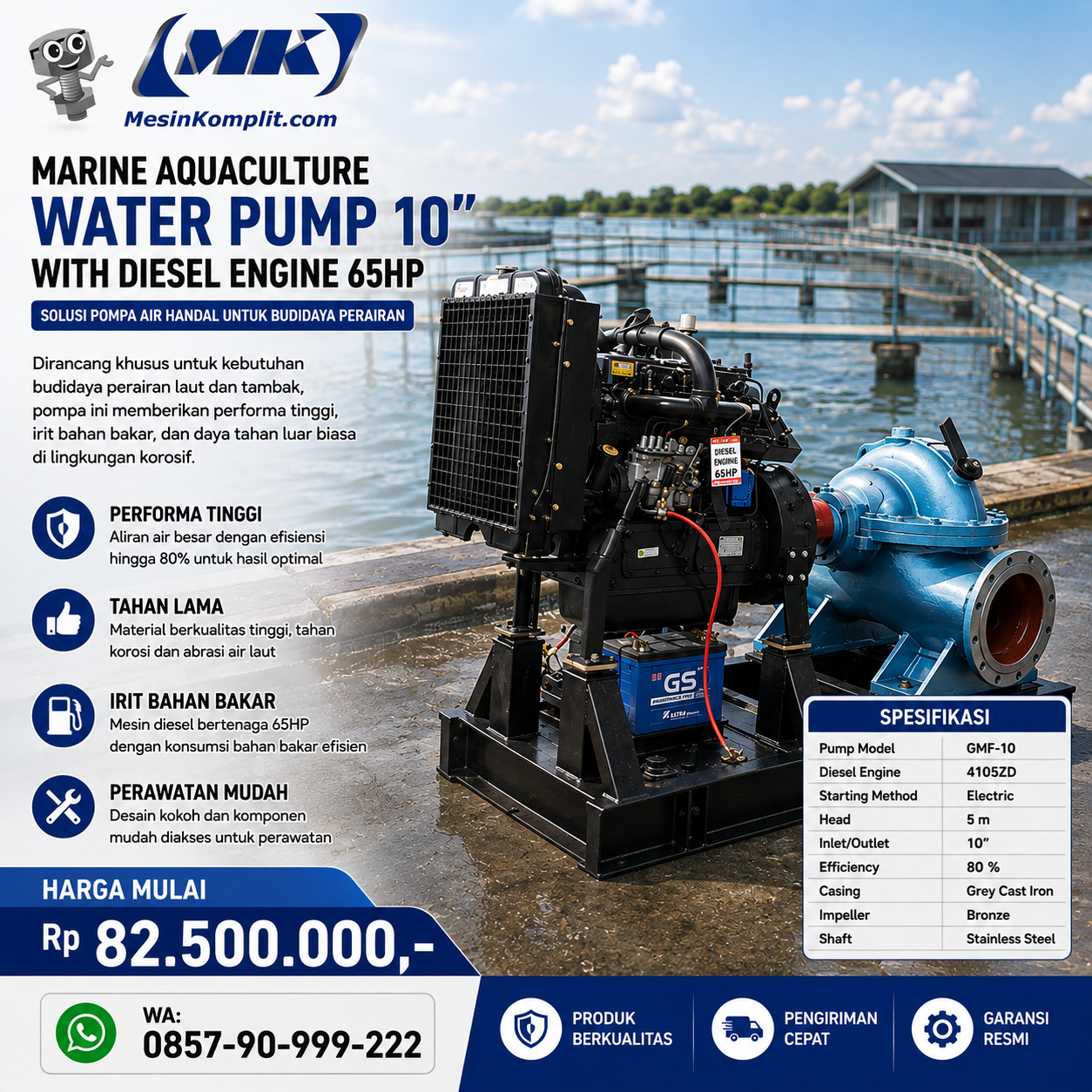 Pompa Diesel 10in Marine ...